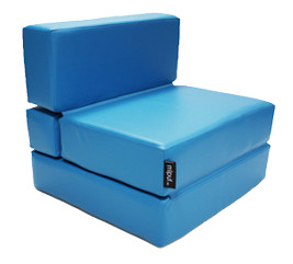 Puf cama convertible Turquesa Puf cama convertible Turquesa