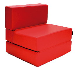 Puf cama convertible Rojo Puf cama convertible Rojo